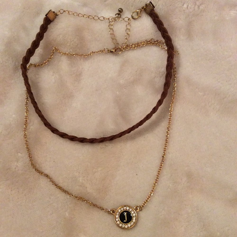 Costume Jewelry Choker & Necklace Set